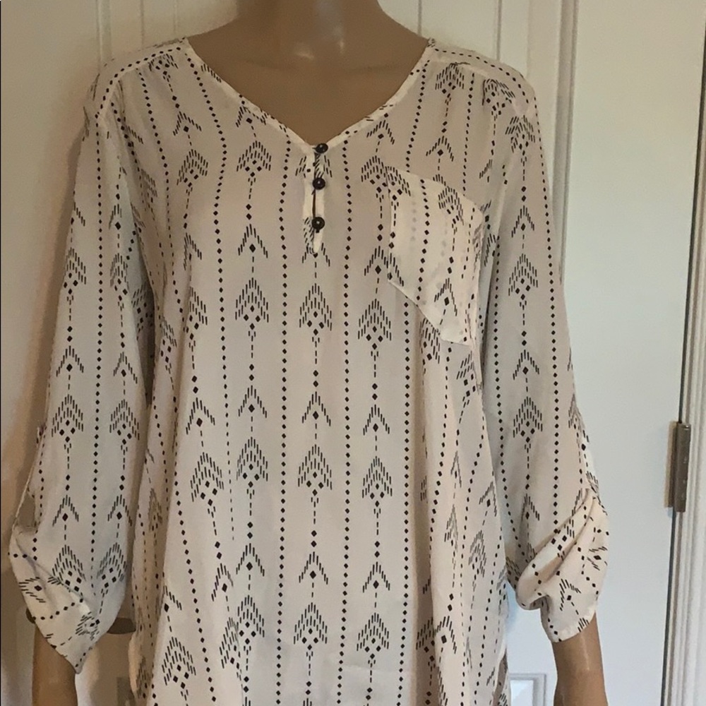 See-through market and spruce shirt